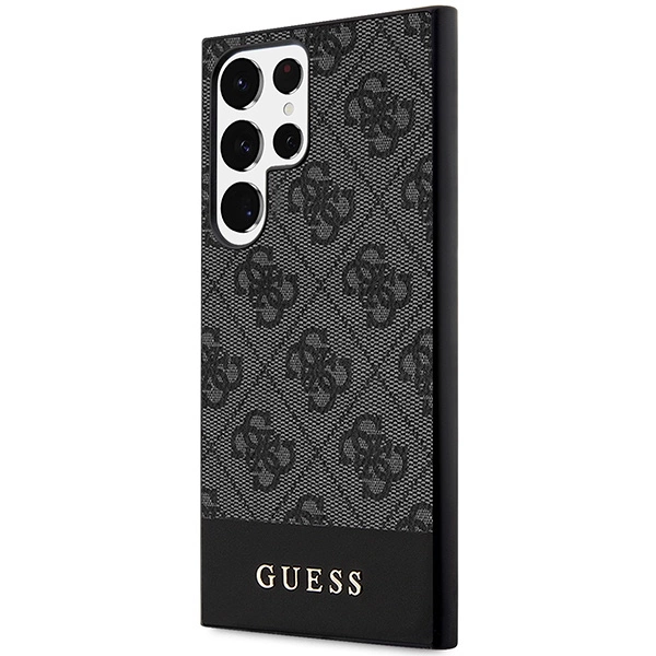 Guess 4G Stripe Collection case for Samsung Galaxy S24 Ultra - blackeng