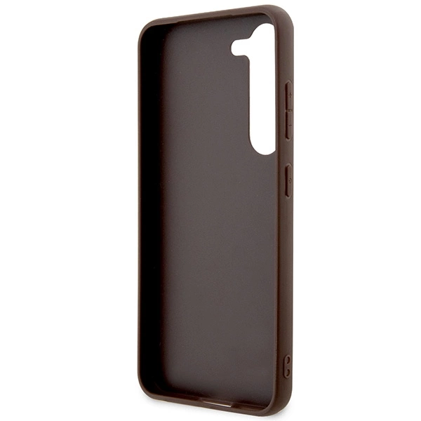 Guess 4G Big Metal Logo Case for Samsung Galaxy S24+ - Browneng
