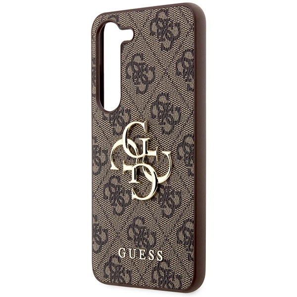 Guess 4G Big Metal Logo case for Samsung Galaxy S24 - browneng