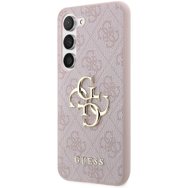 Guess 4G Big Metal Logo Case for Samsung Galaxy S24 - Pinkeng