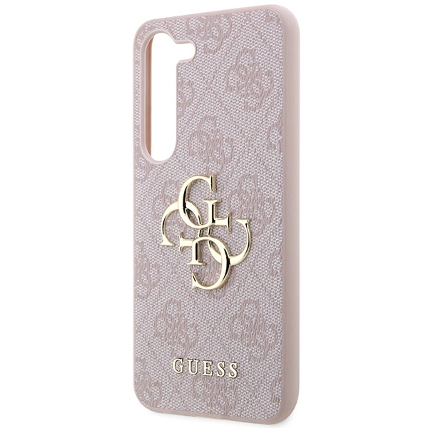 Guess 4G Big Metal Logo Case for Samsung Galaxy S24 - Pinkeng