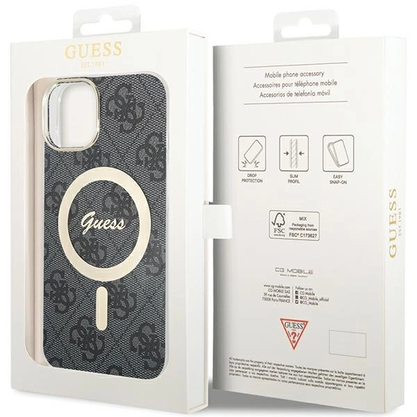 Guess 4G MagSafe case for iPhone 15 Plus / 14 Plus - blackeng