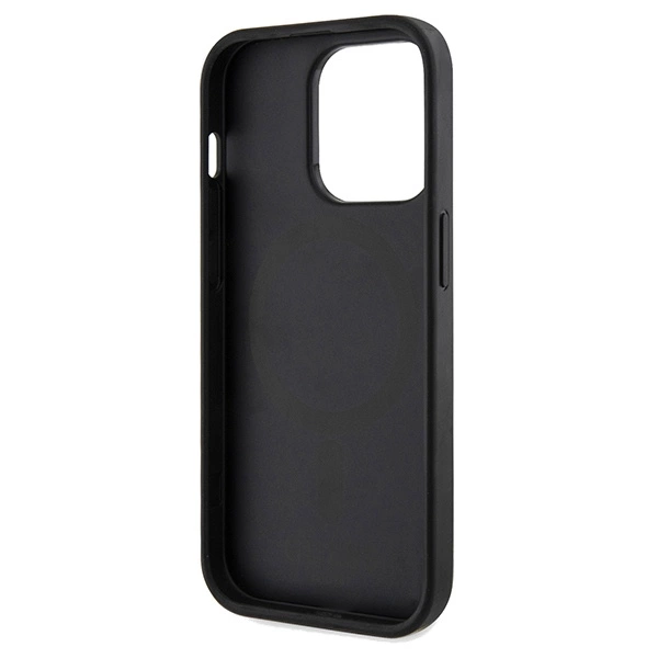 Guess 4G Printed Stripes MagSafe case for iPhone 15 Pro Max - blackeng