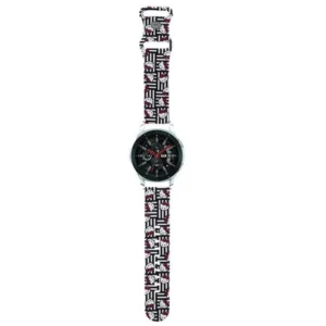 Hello Kitty Silicone Heads & Stripes universal 22mm - blackeng