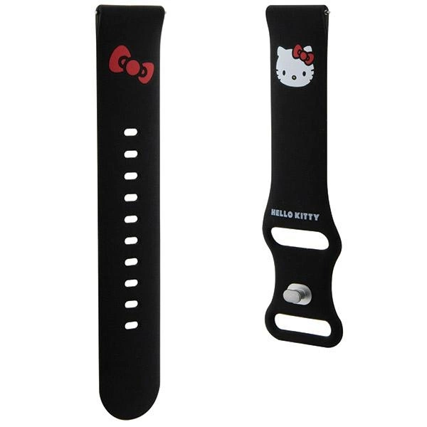 Hello Kitty Silicone Kitty Head strap universal 20mm - blackeng