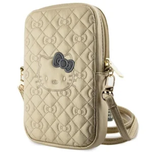 Hello Kitty Quilted Bows Strap bag - goldeng
