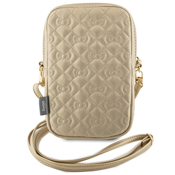 Hello Kitty Quilted Bows Strap bag - goldeng