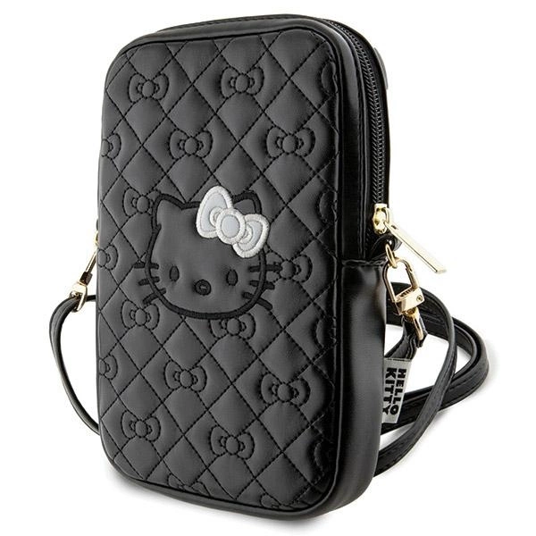 Hello Kitty Quilted Bows Strap bag - blackeng