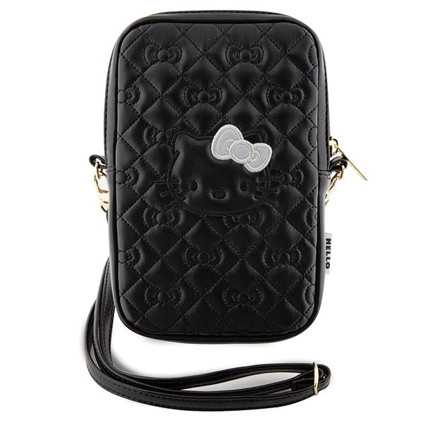 Hello Kitty Quilted Bows Strap bag - blackeng