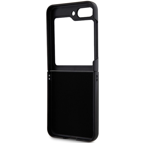 Karl Lagerfeld Saffiano Monogram Choupette Pin case for Samsung Galaxy Z Flip 5 - blackeng