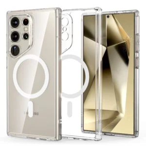 ESR Classic Hybrid Halolock Case with MagSafe for Samsung Galaxy S24 Ultra - Cleareng