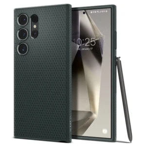 Spigen Liquid Air Case for Samsung Galaxy S24 Ultra - Dark Greeneng