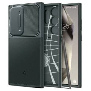 Caseology Parallax Case for Samsung Galaxy S24 Ultra - Dark Greeneng