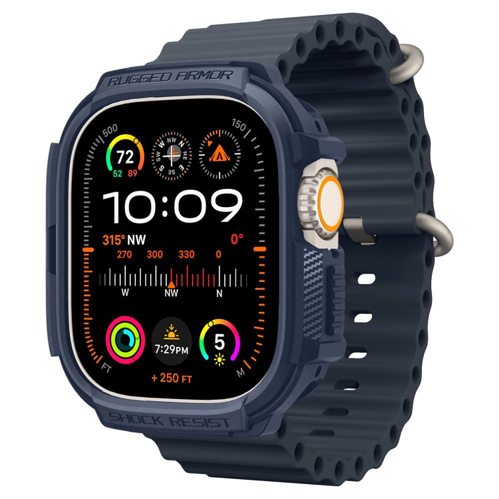 Spigen Rugged Armor Case for Apple Watch Ultra 1 / 2 (49mm) - Navy Blueeng