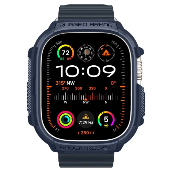 Spigen Rugged Armor Case for Apple Watch Ultra 1 / 2 (49mm) - Navy Blueeng