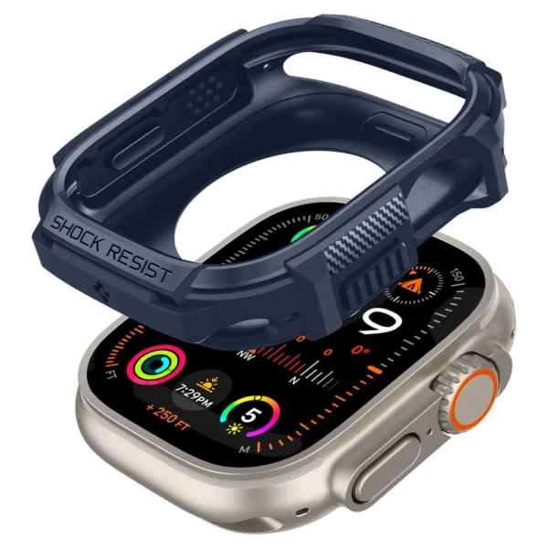Spigen Rugged Armor Case for Apple Watch Ultra 1 / 2 (49mm) - Navy Blueeng