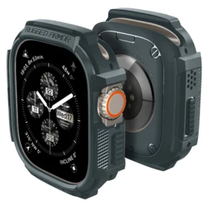 Spigen Rugged Armor Case for Apple Watch Ultra 1/2 (49mm) - Dark Greeneng