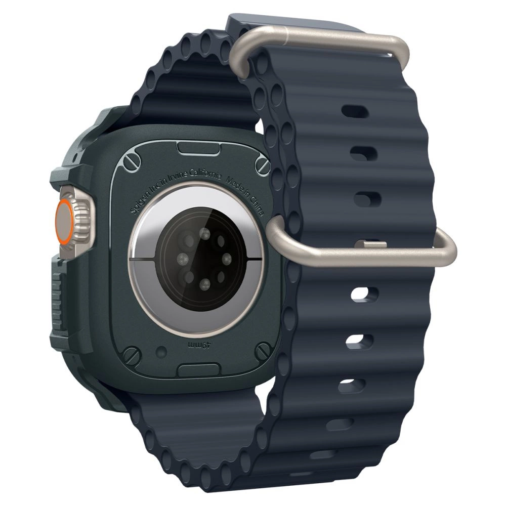 Spigen Rugged Armor Case for Apple Watch Ultra 1/2 (49mm) - Dark Greeneng