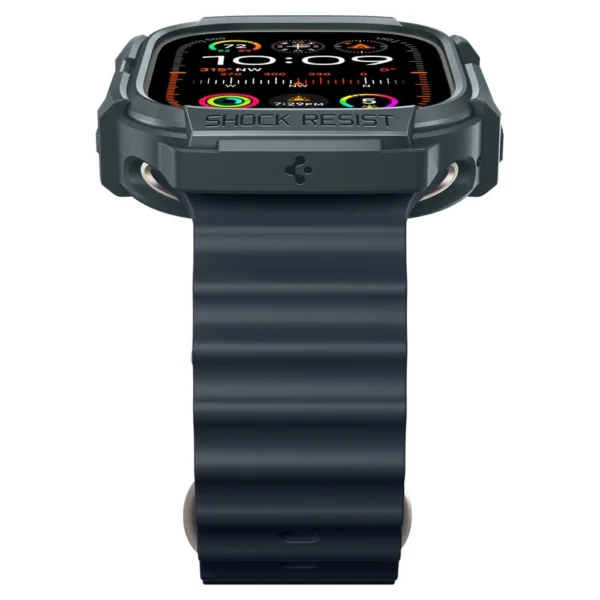 Spigen Rugged Armor Case for Apple Watch Ultra 1/2 (49mm) - Dark Greeneng