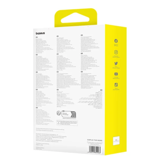 Baseus Qpow Pro+ 10000mAh 22.5W powerbank with built-in USB-C cable and display - blackeng