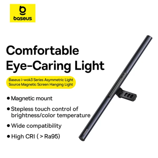 Baseus i-wok 3 BS-LT007 monitor lamp, magnetic, asymmetric - blackeng