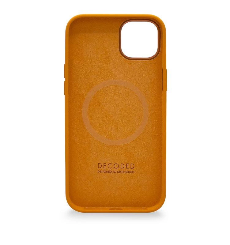 Decoded Silicone Case with MagSafe for iPhone 13 / iPhone 14 - orangeeng