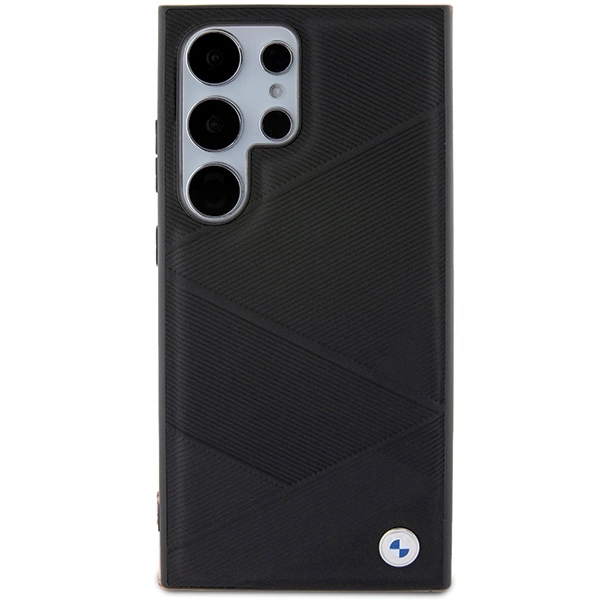 BMW BMHCS24L23RCGPK S24 Ultra S928 black/black hardcase Signature Leather Crossing Lines Patterneng