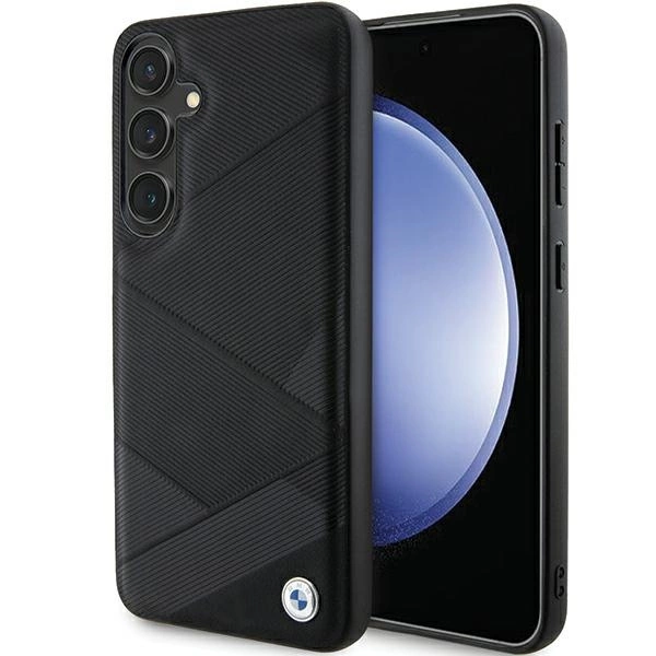 BMW BMHCS24M23RCGPK S24+ S926 black/black hardcase Signature Leather Crossing Lines Patterneng