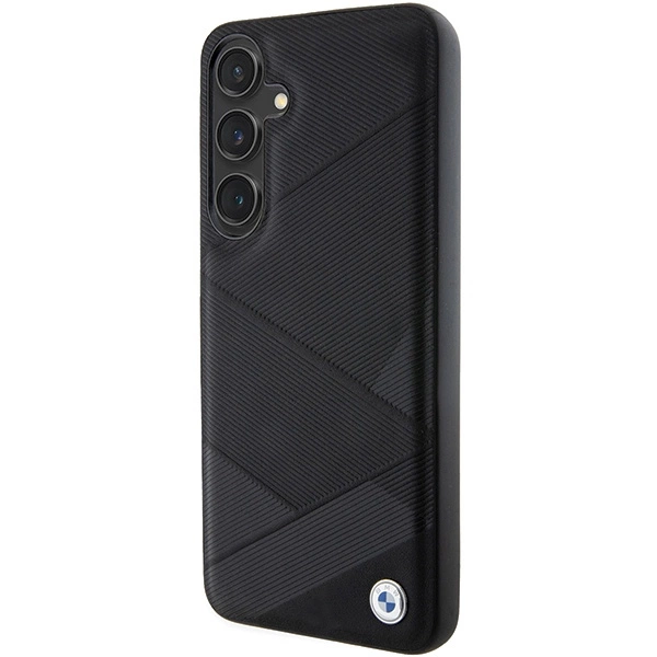 BMW BMHCS24M23RCGPK S24+ S926 black/black hardcase Signature Leather Crossing Lines Patterneng