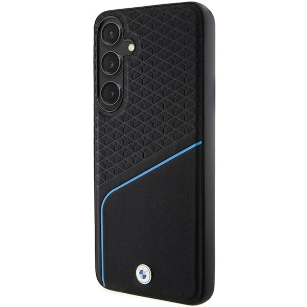 BMW BMHMS24M23RDCLK S24+ S926 black/black hardcase Signature Leather Textured & Line MagSafeeng