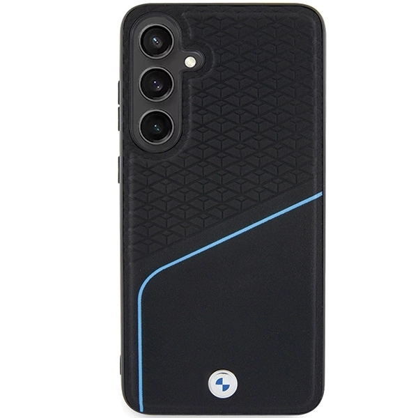 BMW BMHMS24M23RDCLK S24+ S926 black/black hardcase Signature Leather Textured & Line MagSafeeng