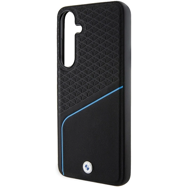 BMW BMHMS24M23RDCLK S24+ S926 black/black hardcase Signature Leather Textured & Line MagSafeeng