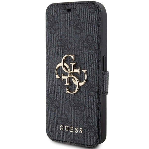 Guess 4G Metal Logo case for iPhone 15 Pro - grayeng