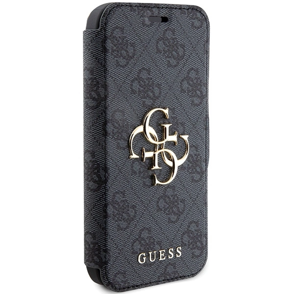 Guess 4G Metal Logo case for iPhone 15 Pro - grayeng
