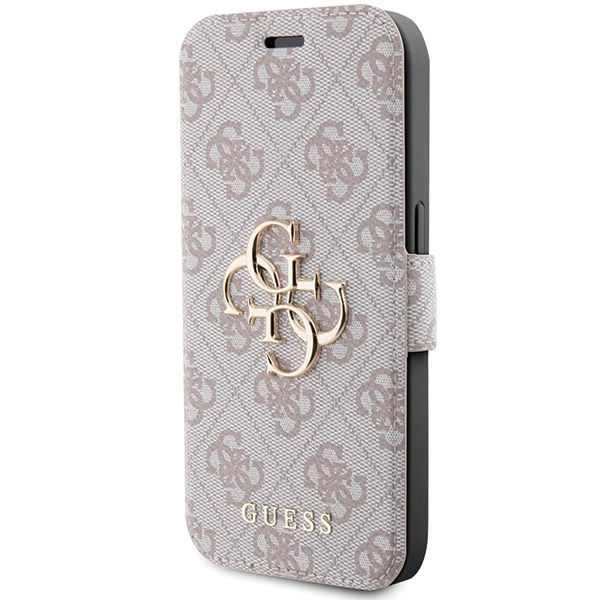 Guess 4G Metal Logo case for iPhone 15 Pro - pinkeng