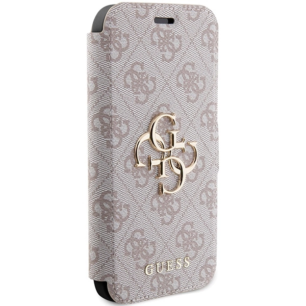 Guess 4G Metal Logo case for iPhone 15 Pro - pinkeng