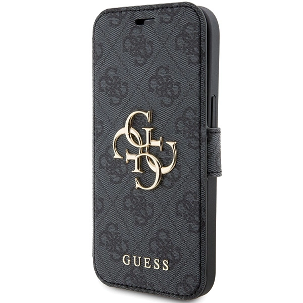 Guess 4G Metal Logo case for iPhone 15 / 14 / 13 - grayeng