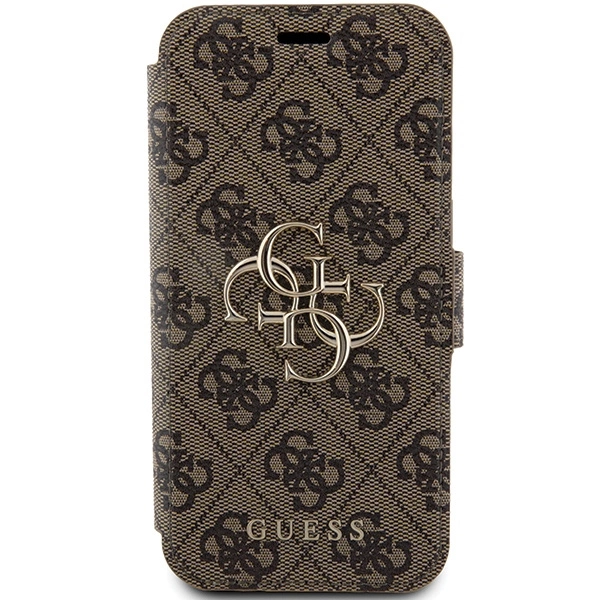 Guess 4G Metal Logo case for iPhone 15 Pro Max - browneng