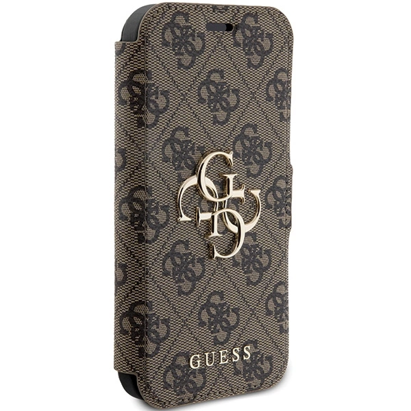 Guess 4G Metal Logo case for iPhone 15 Pro Max - browneng