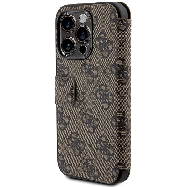 Guess 4G Metal Logo case for iPhone 15 Pro Max - browneng