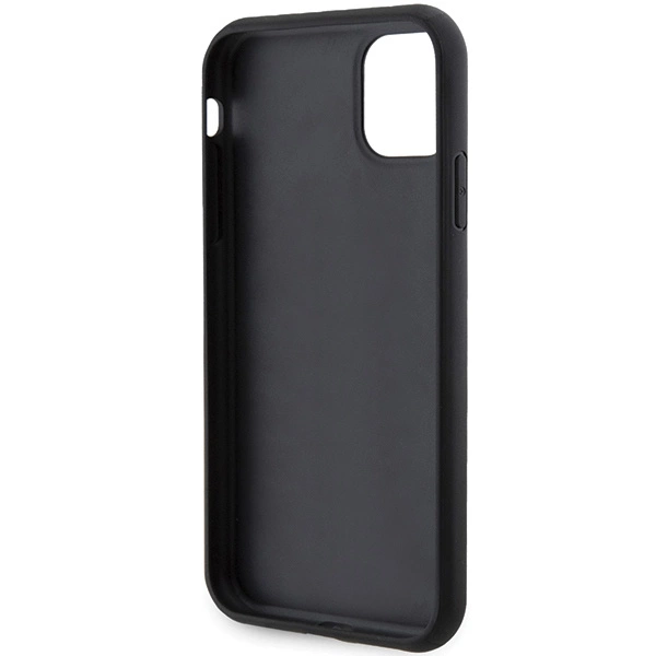 Guess 4G Triangle Metal Logo case for iPhone 11 / XR - blackeng