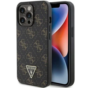Guess 4G Triangle Metal Logo case for iPhone 13 Pro / iPhone 13 - blackeng