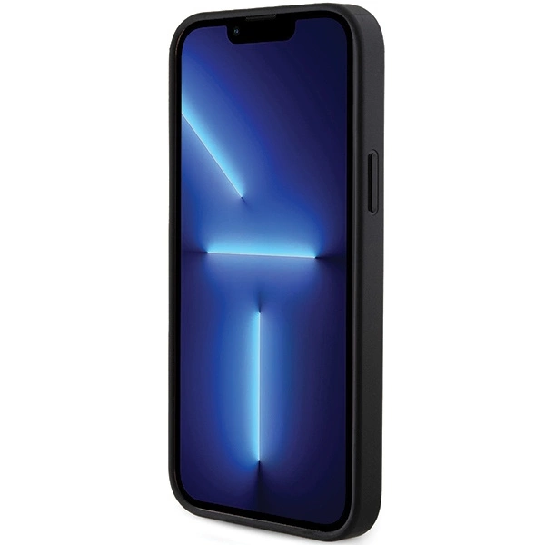 Guess 4G Triangle Metal Logo case for iPhone 14 Pro - blackeng