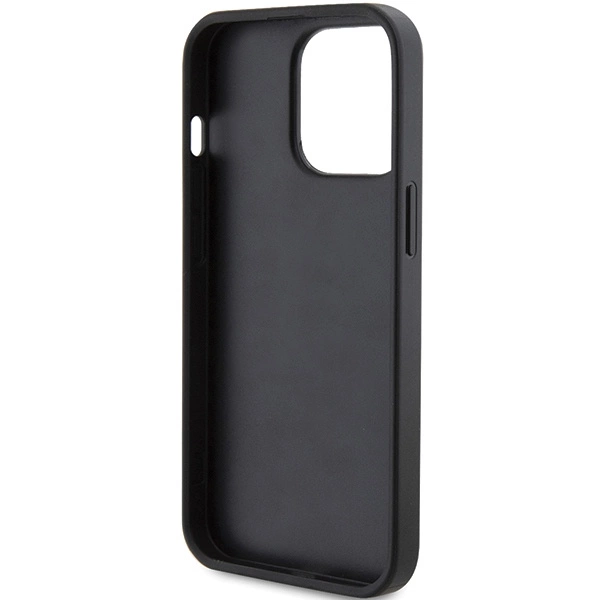 Guess 4G Triangle Metal Logo case for iPhone 14 Pro - blackeng