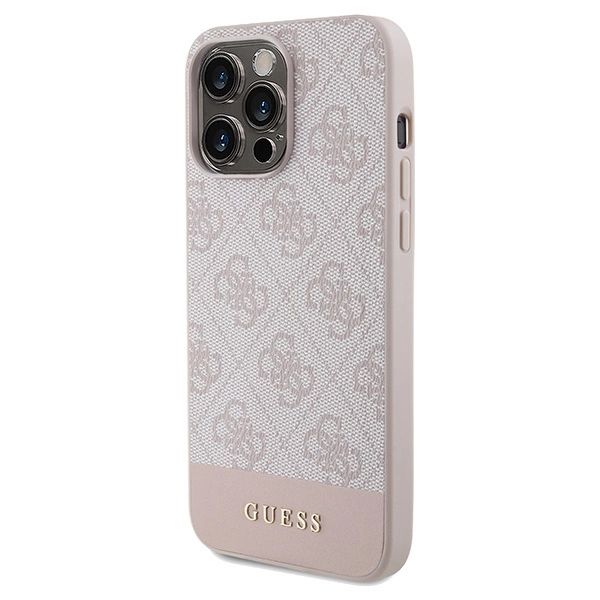 Guess 4G Stripe Collection case for iPhone 14 Pro Max - pinkeng