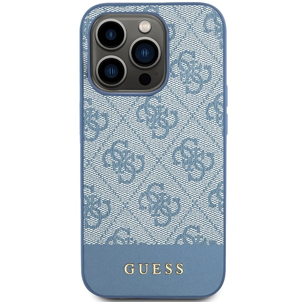 Guess 4G Stripe Collection case for iPhone 15 Pro - blueeng