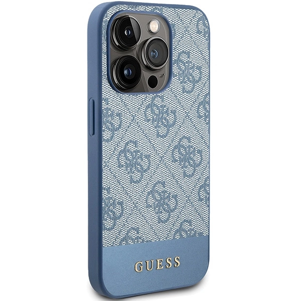 Guess 4G Stripe Collection case for iPhone 15 Pro - blueeng