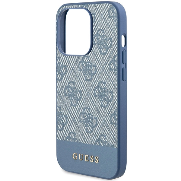 Guess 4G Stripe Collection case for iPhone 15 Pro - blueeng