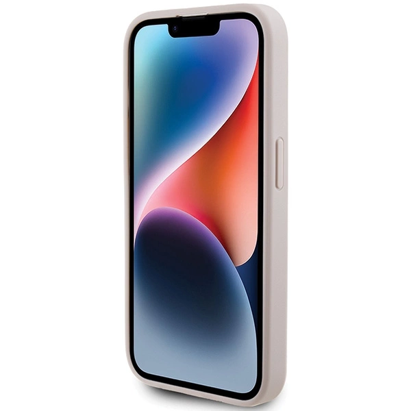 Guess 4G Stripe Collection case for iPhone 15 Pro - pinkeng