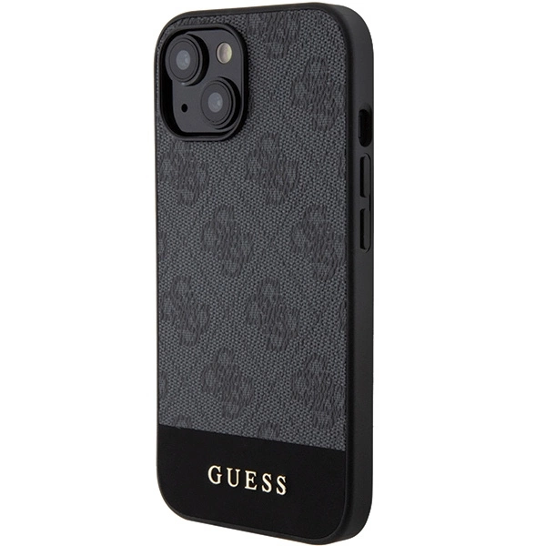 Guess 4G Stripe Collection case for iPhone 15 / 14 / 13 - grayeng